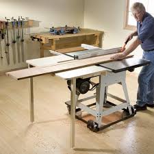 Rockler Table Saw Outfeed Table Designed To Fit Most Cabinet And Contractor Style Saws This 24 X 36 Melamine S Table Saw Best Table Saw Best Circular Saw