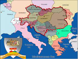 The outline map above is of hungary, a landlocked country in central europe and a middle power in. Overlay Map Of The Austro Hungarian Empire Onto The Current Map Of Europe Today Map Historical Maps Europe Map