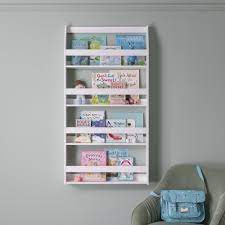 Habitat scandinavia kids 4 shelf wall mounted bookcase. Hakan Display 4 Shelf Bookcase Wall Mounted In White Or Grey Noa Nani