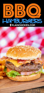 Grilled Bbq Burgers The Best Grilled Burgers Ever Only 5 Ingredients Ground Beef Bbq Sauce Egg Salt An Bbq Burgers Grilled Burgers Best Grilled Burgers