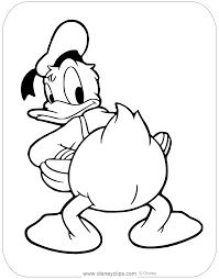 Donald duck coloring pages pdf. Donald Duck Coloring Pages Disneyclips Com