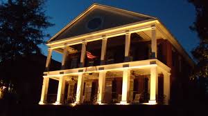 The aberdeen column mount exterior light fixture by arroyo craftsman is the perfect light for a we carry a complete line of exterior lighting for porch, patio and landscape areas that can help make. Dramatic Column Lighting Outdoor Lighting Perspectives Of Birmingham Blog