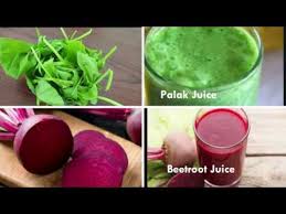 For example, you can make juice by blending together half a beet, half a cucumber and 5 carrots. Healthy Juice Recipes For Hair Growth Palak Juice For Bright Skin Beetroot Juice Youtube