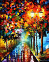 BURST OF COLORS — PALETTE KNIFE Oil Painting On Canvas By Leonid ...
