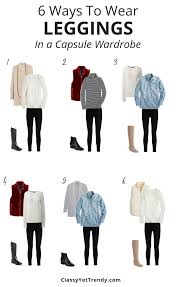 6 Ways To Wear Leggings Classy Yet Trendy Outfits With Leggings Black Leggings Outfit How To Wear Cardigan