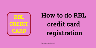 Rbl credit card pin generation can be done easily. How To Do Rbl Credit Card Registration On Phone