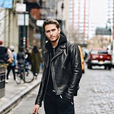 Layer Season Is Coming Menswear Mens Style Fashion Biker Leather Jacket Fall Leather Jacket Outfit Men Jackets Men Fashion Black Leather Biker Jacket