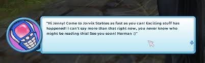 What is the starter quest for . Epona Unlocked Jenny In Jorvik