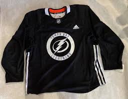 All styles and colors available in the official adidas online store. Tampa Bay Lightning Mic Adidas Black Practice Jersey Adult Size 56 Pro Stock Jersey Sidelineswap