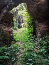 Visible Cave Entrance Stock Photo ...