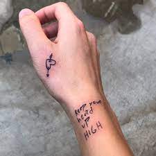 Wrist tattoos are quickly becoming a favorite place to get inked. 557 Celebrity Wrist Tattoos Steal Her Style
