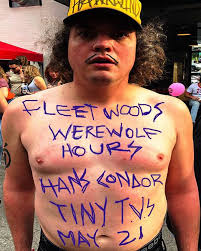 We're in for a hell of a week….FIRST: we play the coolest place in  Asheville @fleetwoodsavl with homies @tinytvs and @werewolfhours …..then we  go