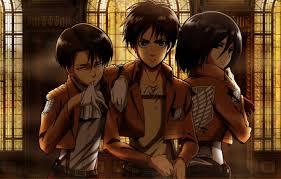 Tumblr background collage background iphone background wallpaper retro wallpaper wall collage cartoon wallpaper wallpaper desktop disney wallpaper esta es una historia en la que tu y levi ackerman (heichou =w=) se adentraran en una aventura llena de amor,drama,suspenso,talvez. Wallpaper Gloves Stained Glass Emblem Hall Friends Three Military Uniform Shingeki No Kyojin Mikasa Ackerman Levi Eren Yeager By Hajime Isayama Images For Desktop Section Syonen Download