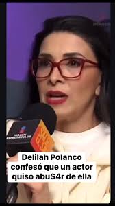 La actriz no quiso dar nombre del actor ya que pasó hace muchos años, pero  si mencionó que es casado y tiene hijos. 🎥Información: Sale el  Sol#dalilahpolanco #programa #actrizmexicana #lcdlfmx ...