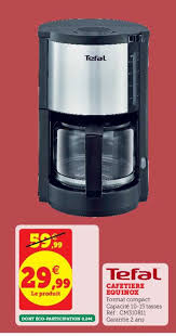 Offre Tefal Cafetiere Equinox Chez Super U