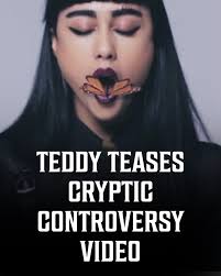 💘 In her first post since her social media blackout, Teddy Sinclair has  posted a video of 'Trouble' inspired pink paint dripping with “Controversy”  playing in the background. 👀 What could this