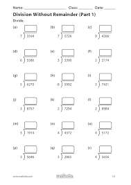 Division Without Remainder Part 1 In 2020 Play To Learn Worksheets For Grade 3 Division Worksheets