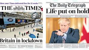 The latest lockdown news and breaking stories from ladbible. Coronavirus Lockdown Leads Tuesday Morning S Papers As Britons Prepare For Life Put On Hold Itv News