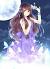 Tomboy Anime Girl With Brown Hair And Purple Eyes