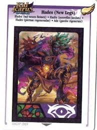 Kid Icarus Uprising Akdp Hades New Legs Gold Wing Rare Card Kid Icarus Kid Icarus Uprising Icarus