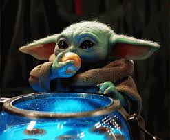 Baby Yoda Eating Frog Eggs Gif Baby Yoda Discover Share Gifs Yoda Gif Yoda Wallpaper Star Wars Pictures