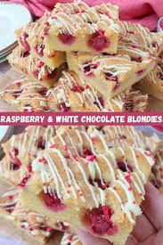 Raspberry White Chocolate Blondies Recipe In 2021 White Chocolate Blondies Chocolate Blondies White Chocolate Raspberry