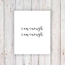 Find this pin and more on tattoos by karin wellman. Temporary Tattoo I Am Enough 2 Pieces