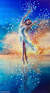 Water Dancer In Each Of Us Is A Bright And Boundless Spirit Print Energy Artist Julia Energy Art Dancers Art