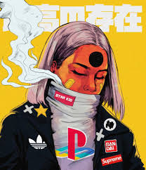 Pin By Ethan Caleb On Utopia Summer Project Urban Style Illustration Vaporwave Art Grunge Art