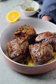 Marinating in garlic, rosemary, thyme, and olive oil infuses herbaceous notes and tenderizes the meat for a fast and stunning meal. Garlic Herbs Lamb Loin Chops Garden In The Kitchen