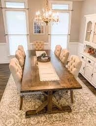 Maple Farmhouse Table Custom Maple Hardwood Table Farm Table Etsy Farmhouse Dining Room Table Large Dining Room Table Farm Table Dining Room