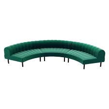 We believe in helping you find the product that is right for you. Rent The Endless Large Curve Low Back Sofa Emerald Velvet Cort Events