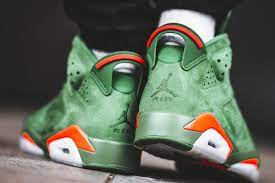Maybe you would like to learn more about one of these? Air Jordan 6 Gatorade Pine Green Grailify