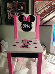 Pink Minnie Mouse Childrens Chair Red Minnie By Littlemiracles3 Minnie Mouse Bedroom Minnie Mouse Nursery Childrens Chairs