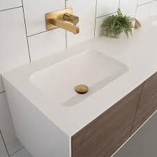 ADP Glory 545MM x 355MM Undermount Solid Surface Basin White — Blue Leaf  Bathware & Tiles