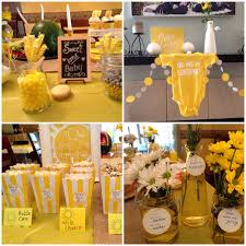 You Are My Sunshine Baby Shower Yellow And Gray Popcorn Candy Bar Daisies Baby Shower Yellow Daisy Baby Shower Summer Baby Shower Themes