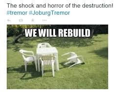 Join the discussion on facebook or twitter and find more about temblor, tremor or quakes that have occurred in johannesburg quakes. Yes There Was A Tremor In Jozi This Morning 2oceansvibe News South African And International News