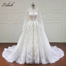 Find More Wedding Dresses Information About Eslieb 100 Real Photos Luxury Wedding Dresses Royal Tra Bridal Gowns Mermaid Wedding Gowns Mermaid Wedding Dresses