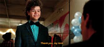 This thank you gif pops in so many ways. Bowing Down Thank You Gif