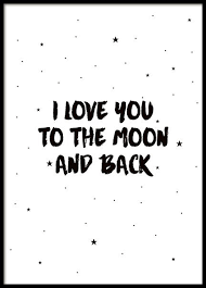 I Love You To The Moon And Back Poster Pin By Tricia Bayer Burkholder On Detskoe Kids Poster Quote Posters Typography Poster