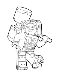 Capullo inspo evident, i adore him and his color scheme (though pink gloves and tie would've been. Lego Harlequinn Color Page Lego Dc Super Villains The Brick Show Lego Coloring Pages Lego Dc Lego Coloring