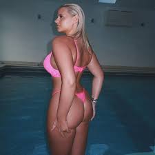 Page 3 babe Apollonia Llewellyn flashes bum in bikini as she goes for  daily dip - Daily Star