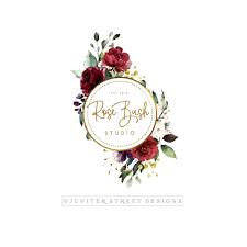 Premade Logo Logo Design Nature Logo Flower Logo Floral Etsy Flower Logo Nature Logo Design Natural Logo