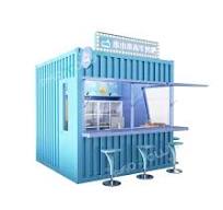 Factory Direct Sale Kiosk Bar 10FT Pop up Container Coffee House Shop Food  Kiosk