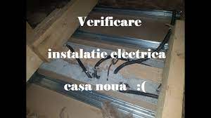 In rest a tras cablu prin teava in toata casa. Electrician Verificare Instalatie Electrica Casa Noua Youtube
