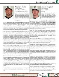 2012 EMU Baseball Media Guide by Eastern Michigan University Athletics