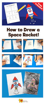 It's very easy art tutorial for beginners, only follow me step by step, if you need more time,. How To Draw A Rocket Ship 10 Minutes Of Quality Time