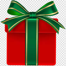 The image is transparent png format with a resolution of 6000x5966 pixels, suitable for design use and personal projects. Red Gift Box With Green Ribbon Christmas Gift Green Christmas Day Red Gift Box With Green Bow Transparent Background Png Clipart Hiclipart