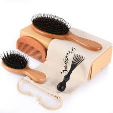 Hair brush boar bristle hairbrush for thick curly thin long short wet or dry hair adds shine and makes hair smooth, best paddle hair brush for men women kids 4.7 out of 5 stars 13,614 2 offers from $13.99 Pretty See Hair Brush Wooden Hair Brush Boar Bristle Hair Brush For Straight Curly Short Long Hair Walmart Canada
