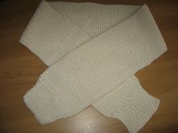 Keep it casual with a sweater dress! Extra Chunky Scarf In Cream The Knitted Pear Flickr